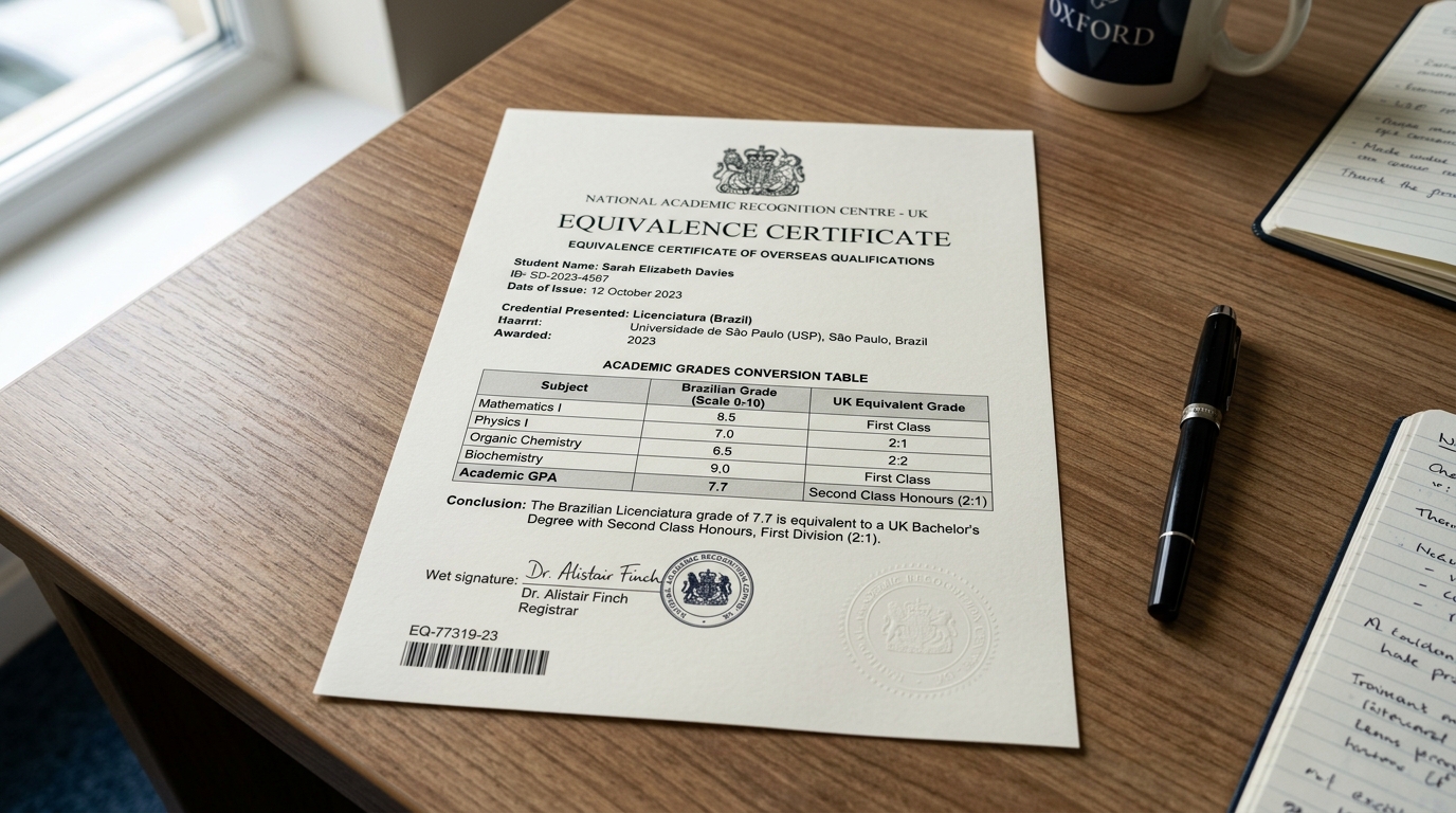 Sample IBCC Equivalence Certificate Document